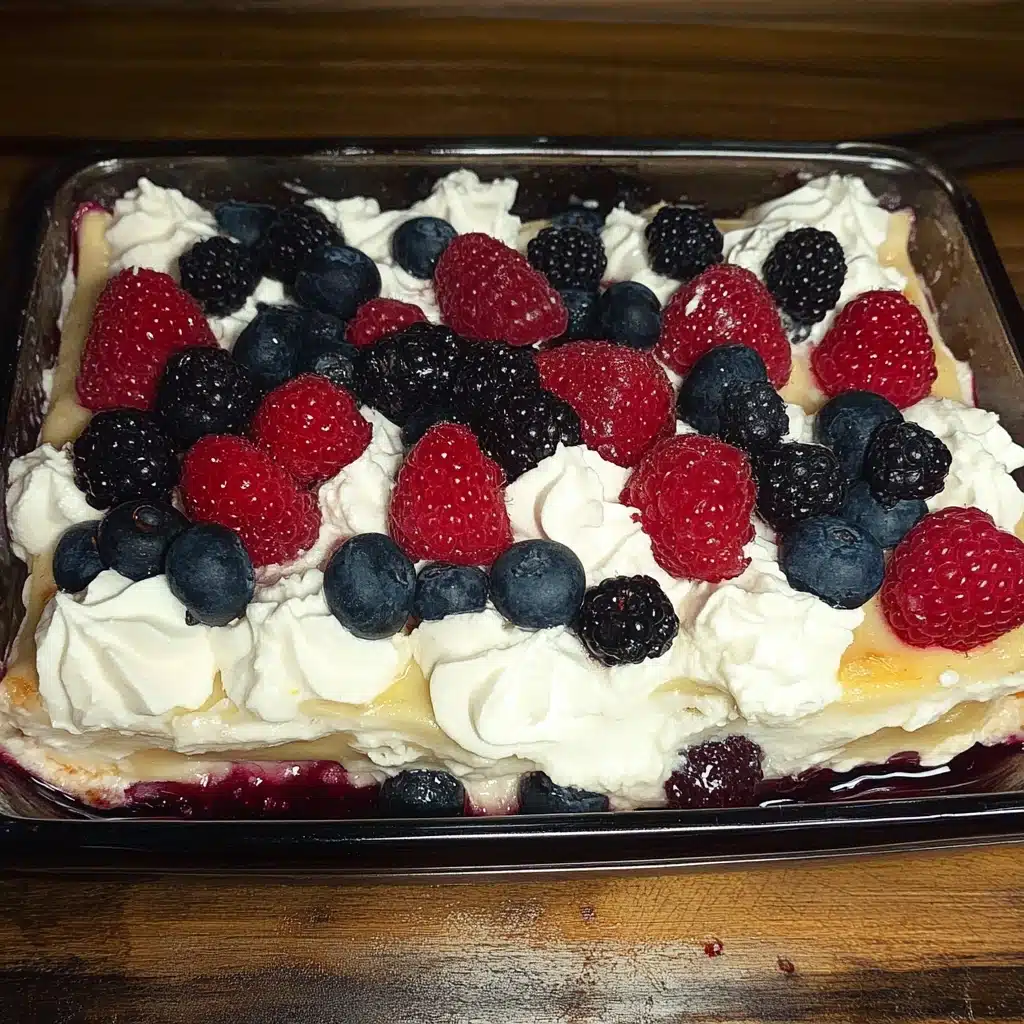 Easy Summer Berry Dessert Lasagna