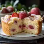 French Strawberry Cake