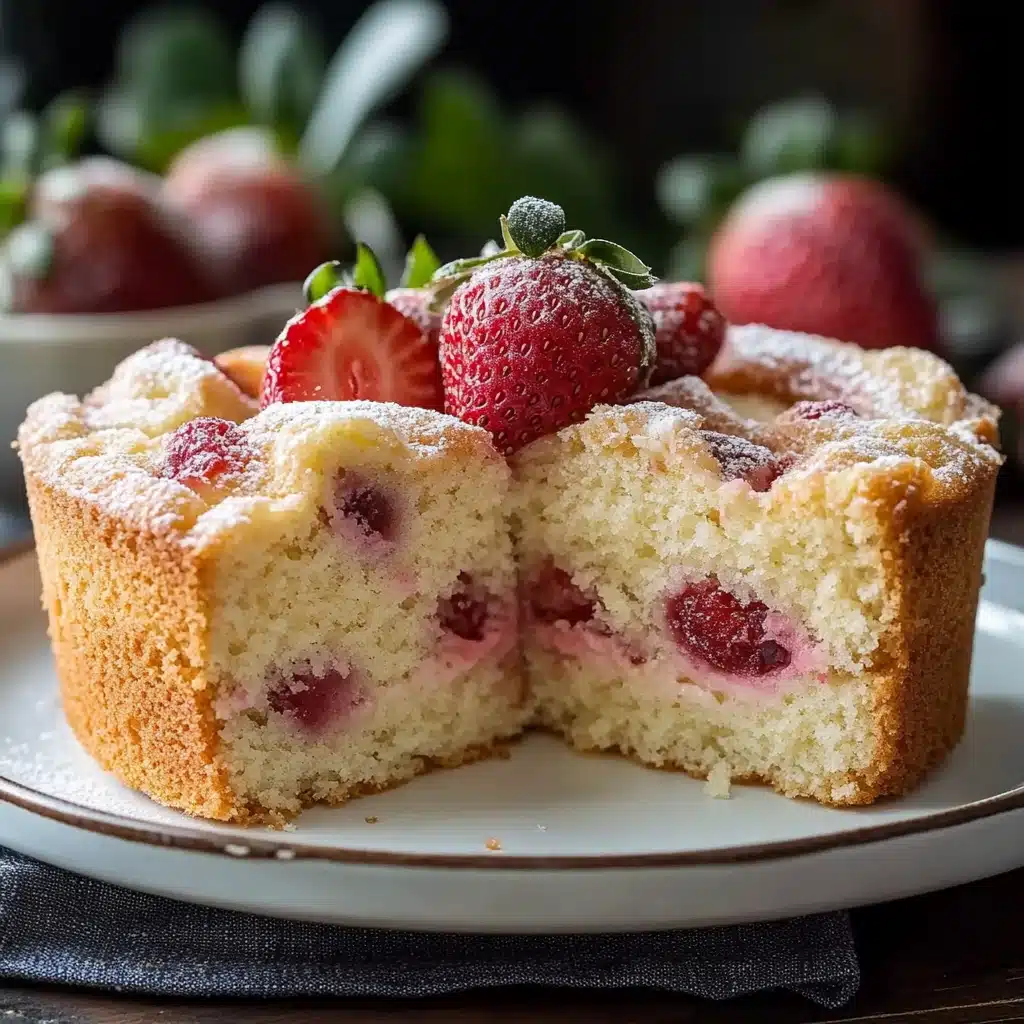French Strawberry Cake