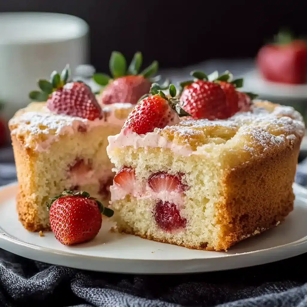 French Strawberry Cake