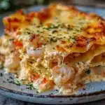 Garlic Butter Shrimp Scampi Lasagna