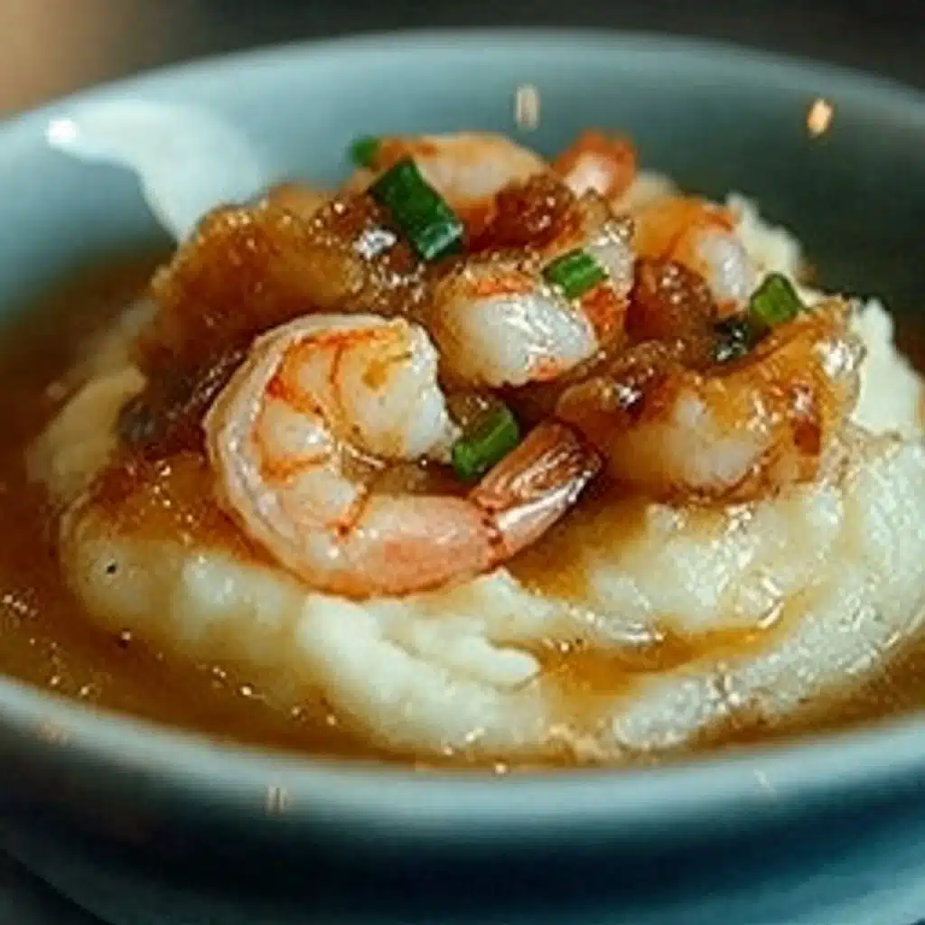 Garlic Butter Shrimp and Mashed Potatoes