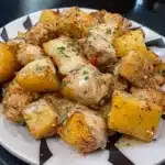 Garlic Parmesan Crockpot Chicken and Potatoes