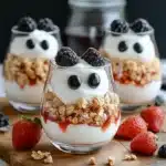 Ghostly Yogurt Parfaits