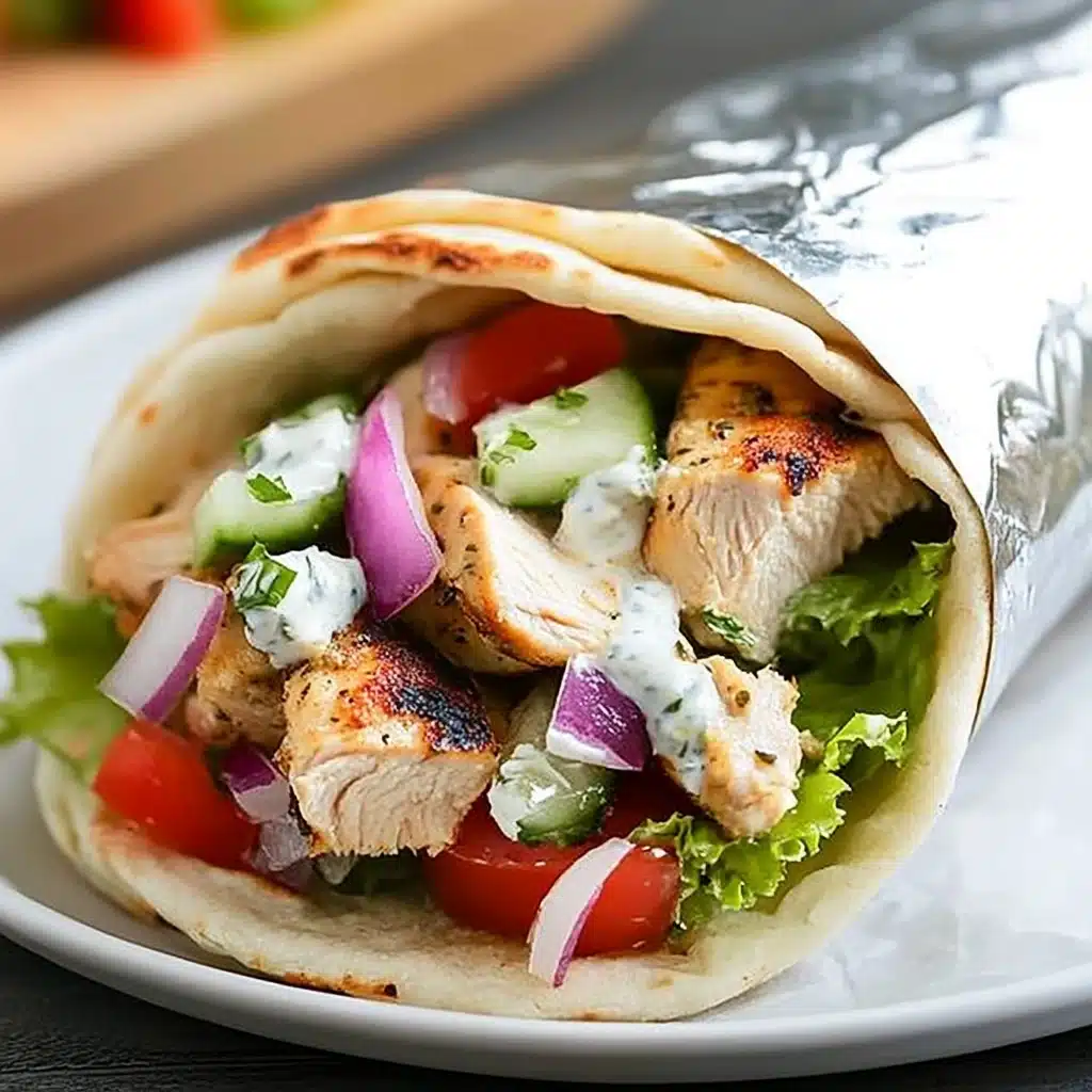 Greek Chicken Gyros