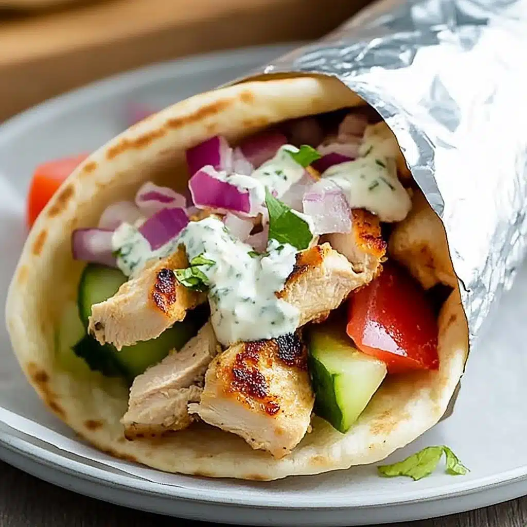 Greek Chicken Gyros