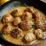 Greek Meatballs in Lemon Sauce