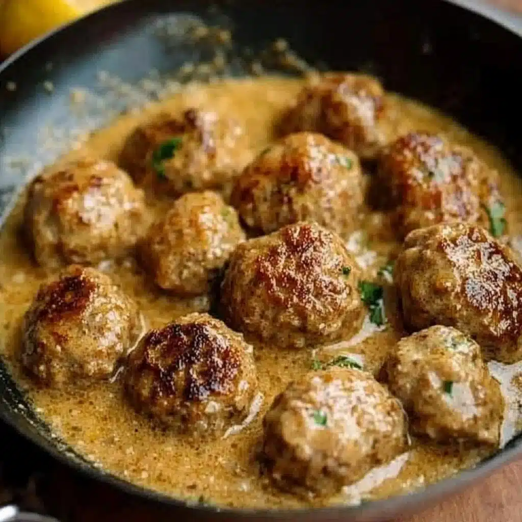 Greek Meatballs in Lemon Sauce