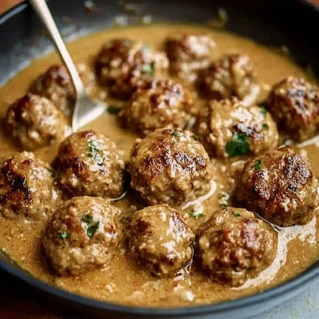 Greek Meatballs in Lemon Sauce