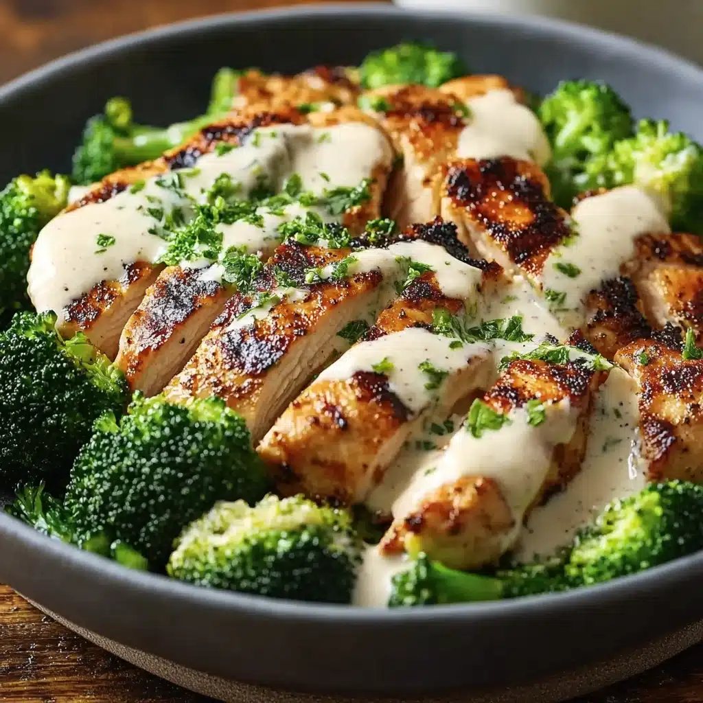 Grilled Chicken Broccoli Bowls