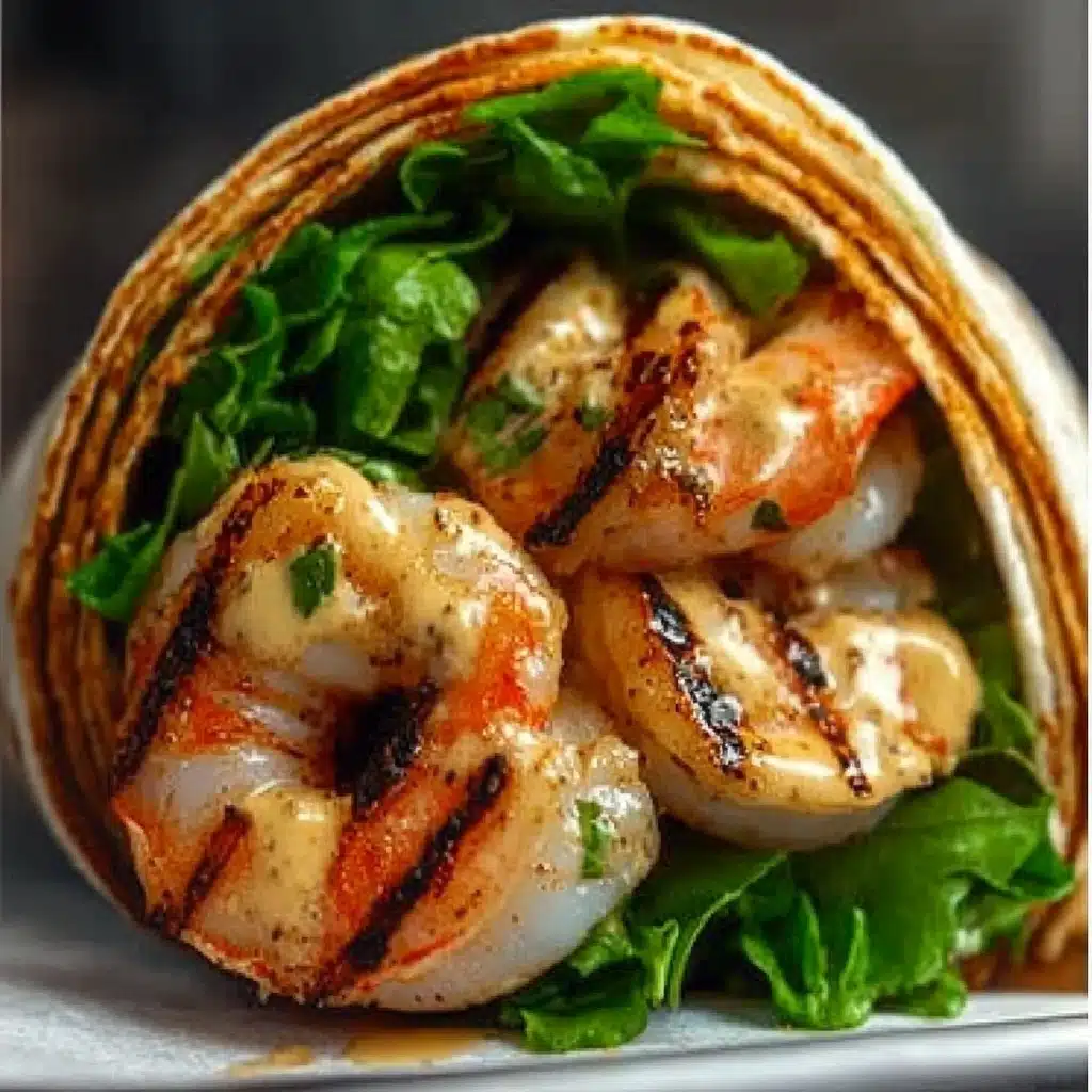 Grilled Shrimp Caesar Wraps