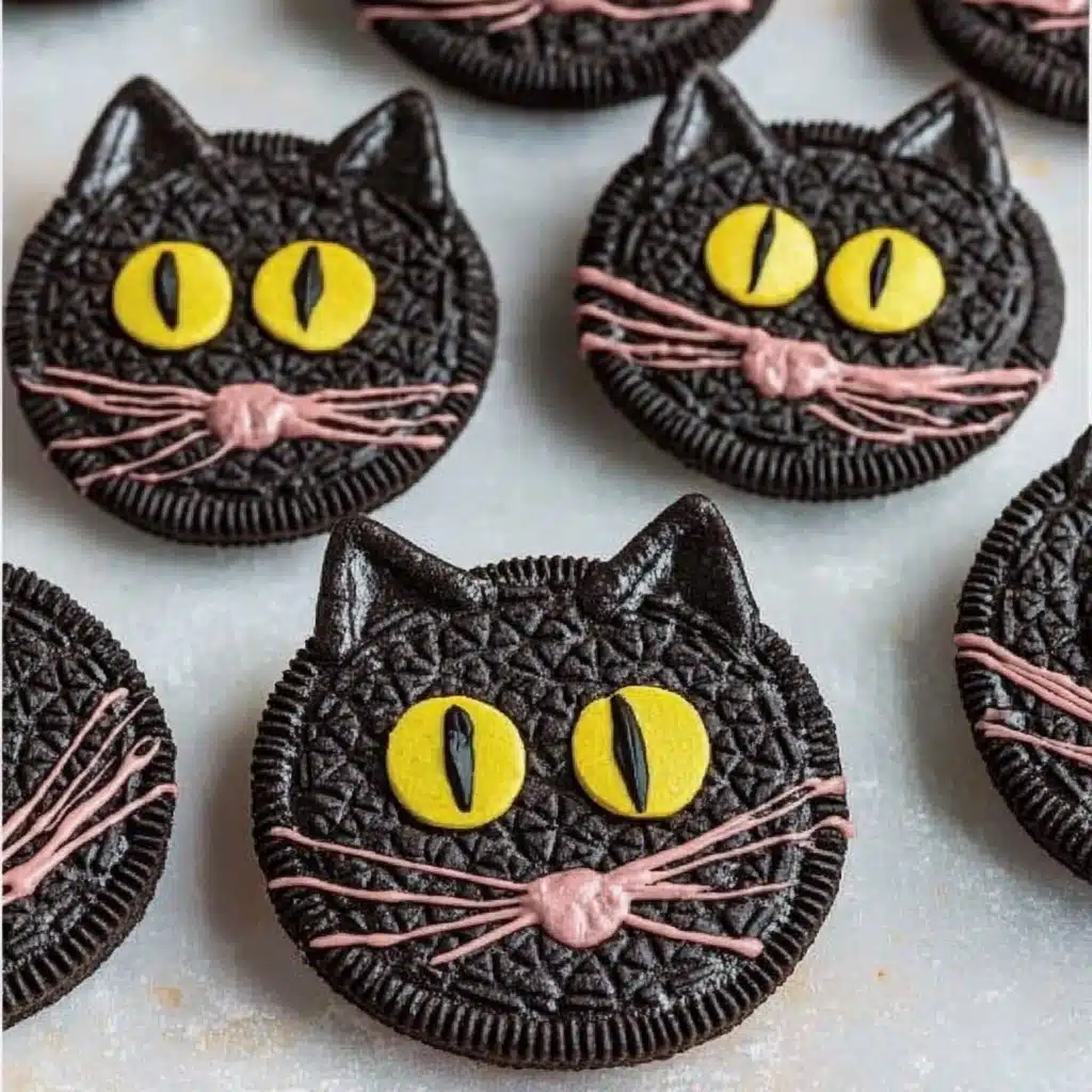 Halloween Black Cat Oreo Treats