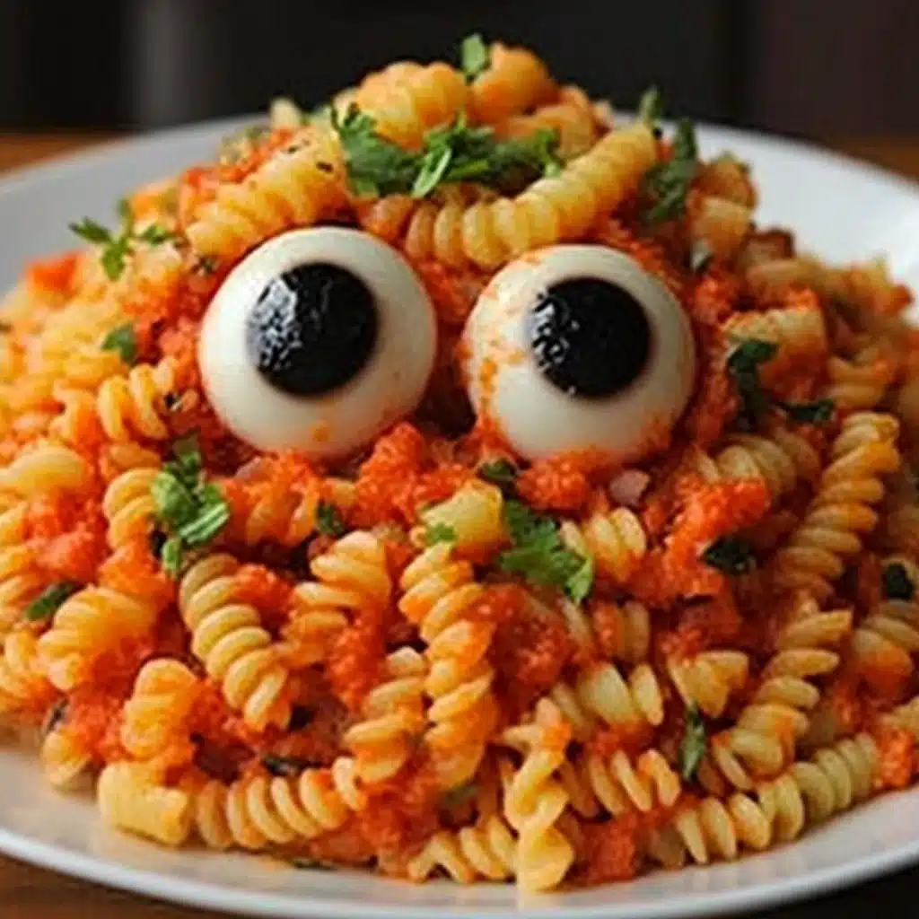 Halloween Eyeball Pasta Salad