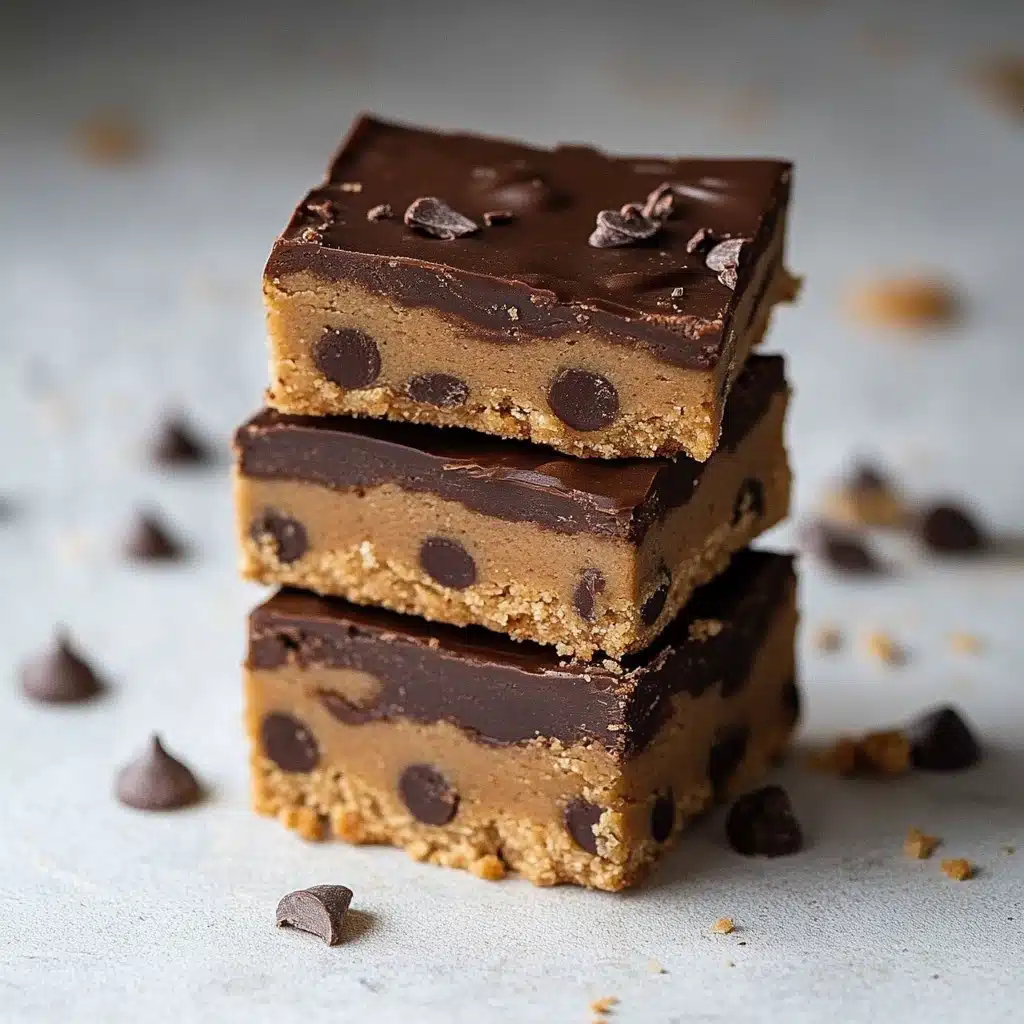 Healthy No Bake Cookie Dough Bars