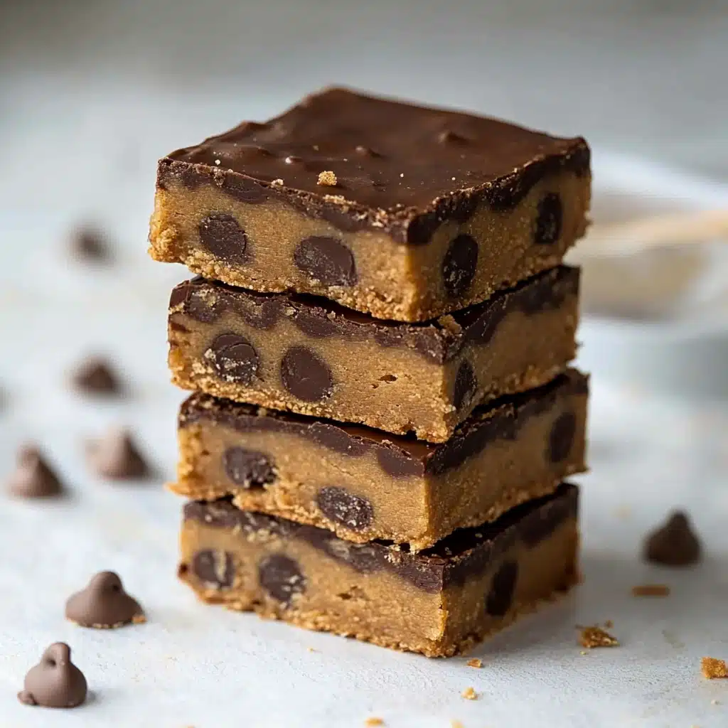 Healthy No Bake Cookie Dough Bars