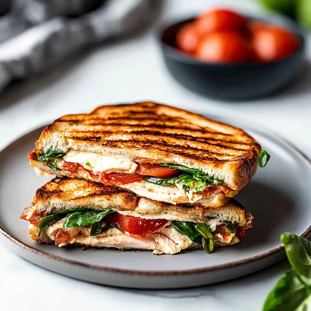 Hearty Chicken Caprese Panini