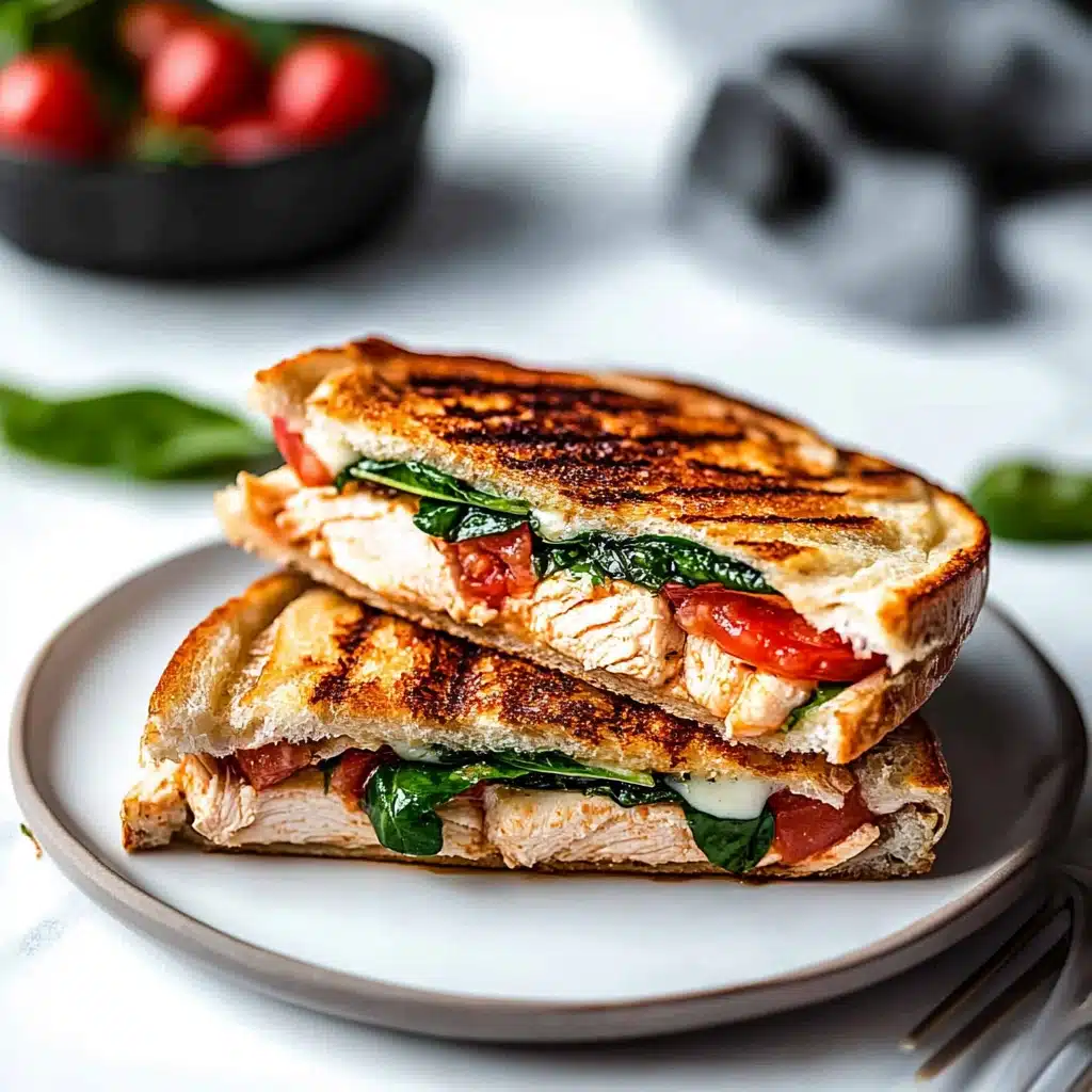 Hearty Chicken Caprese Panini