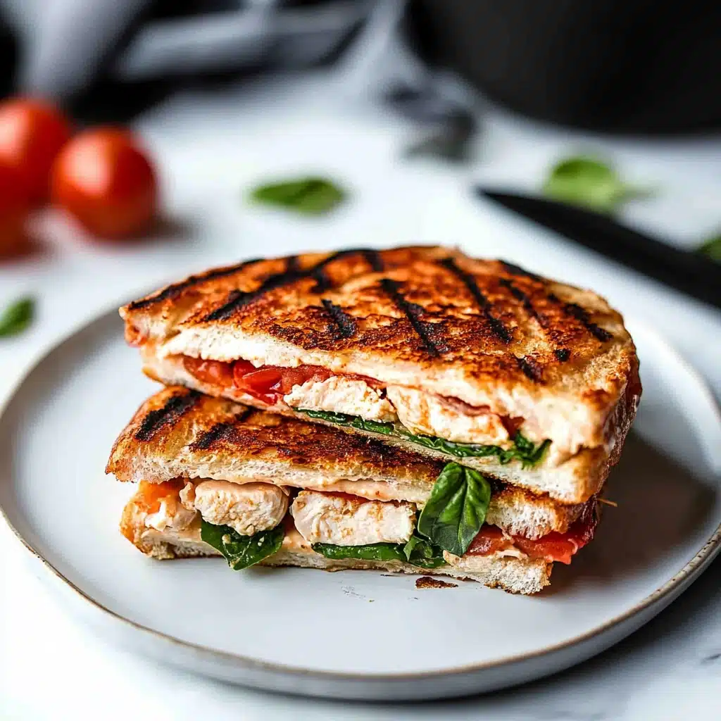 Hearty Chicken Caprese Panini