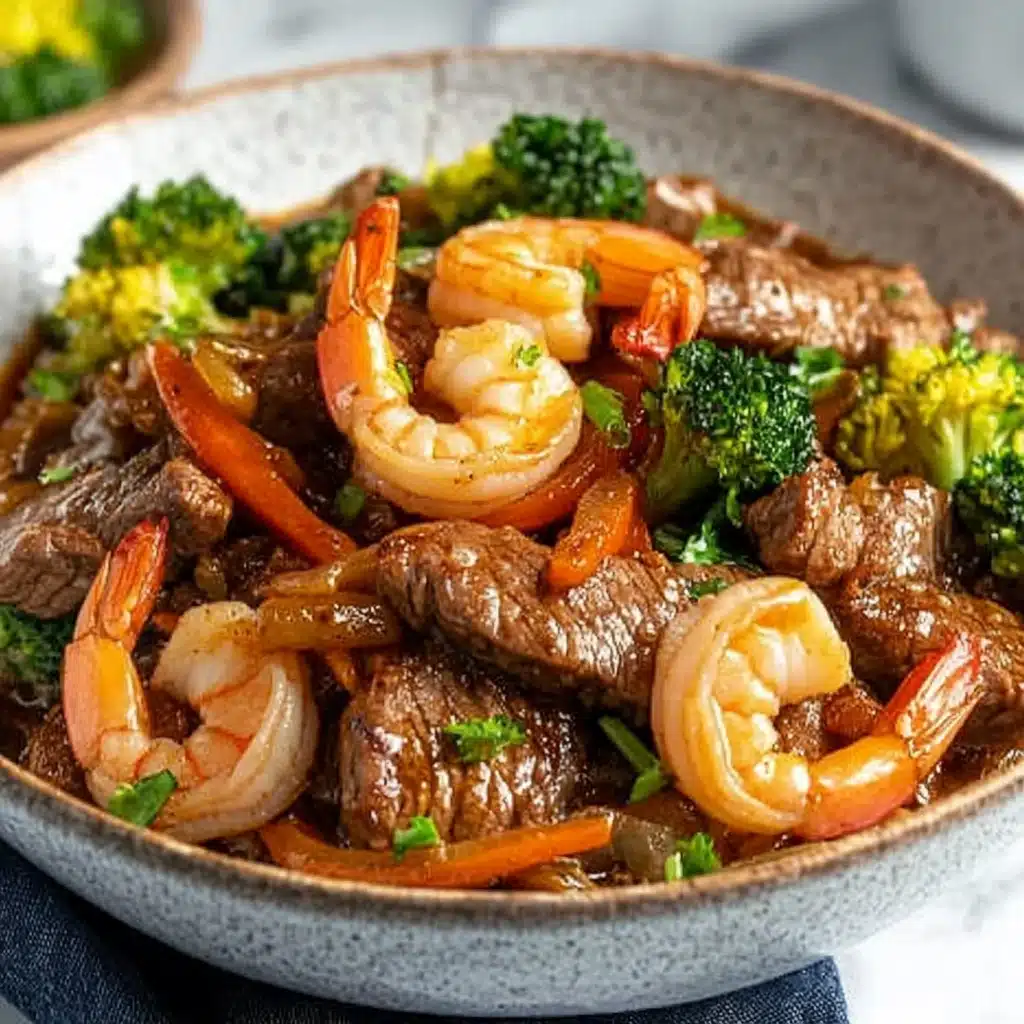 High-Protein Steak and Shrimp Stir-Fry