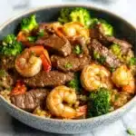 High-Protein Steak and Shrimp Stir-Fry