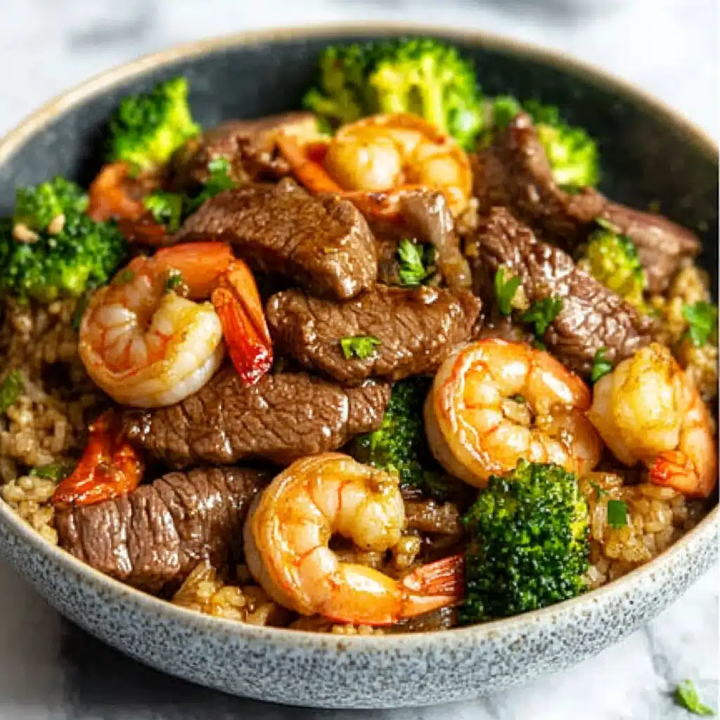 High-Protein Steak and Shrimp Stir-Fry