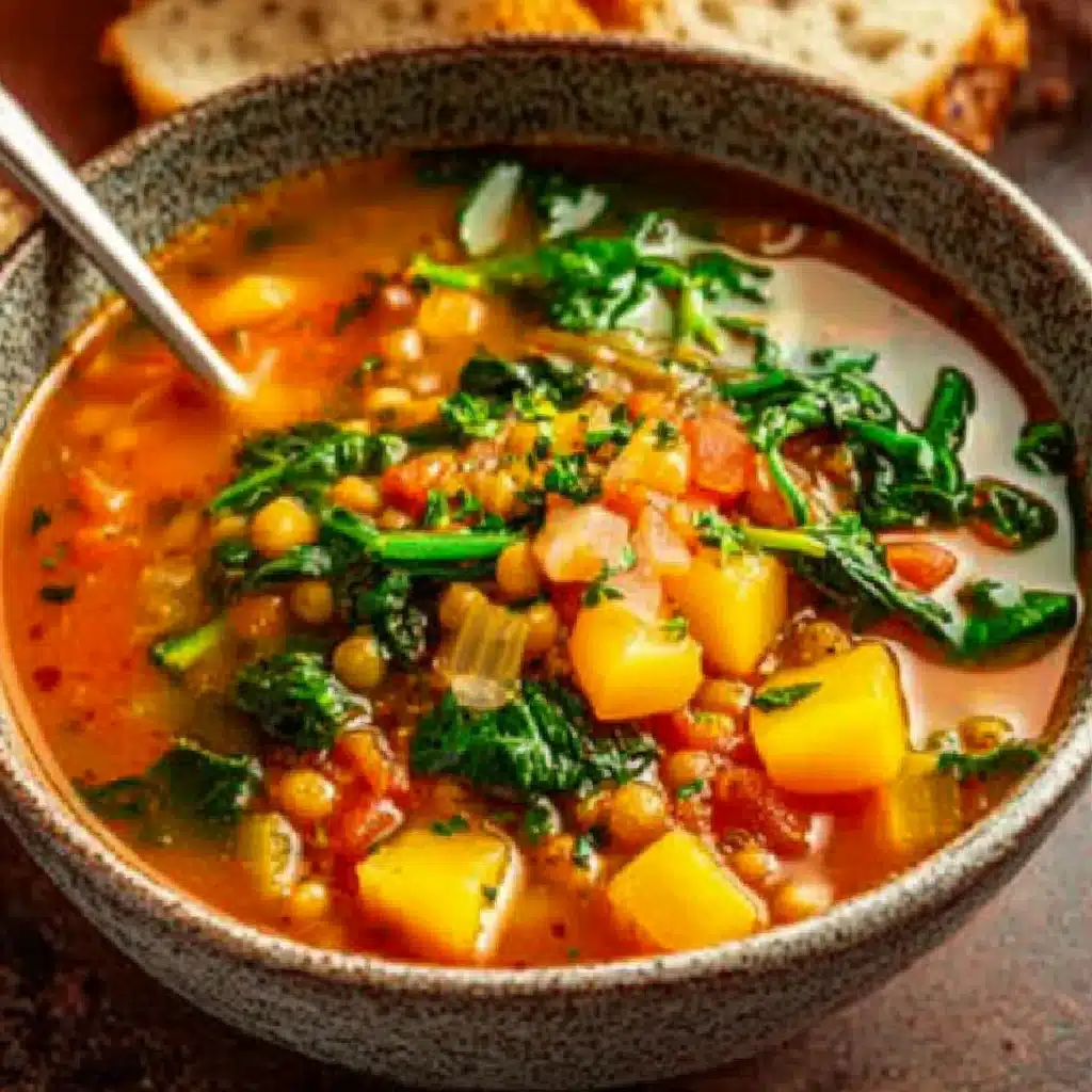 High-Protein Vegetable Soup