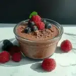 High Protein Chocolate Chia Seed Pudding
