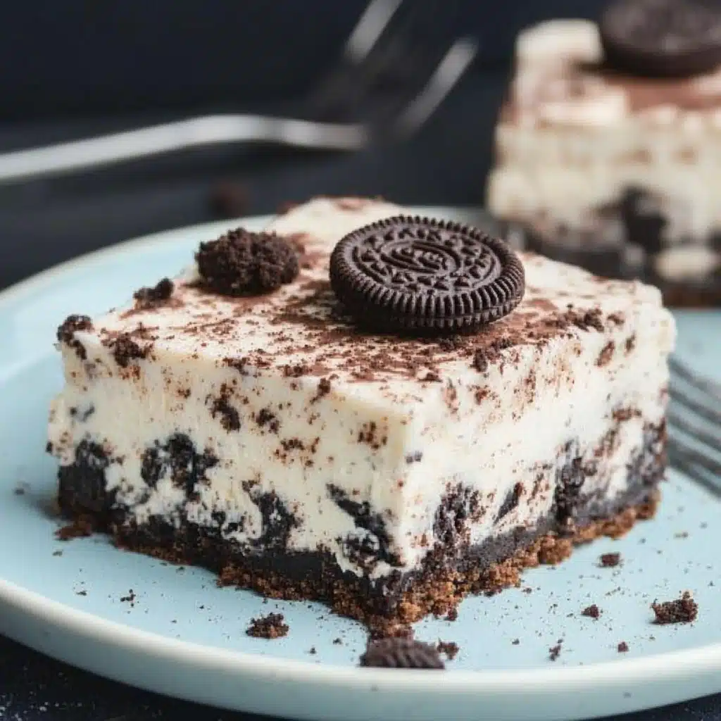 Keto Oreo Cheesecake Bars