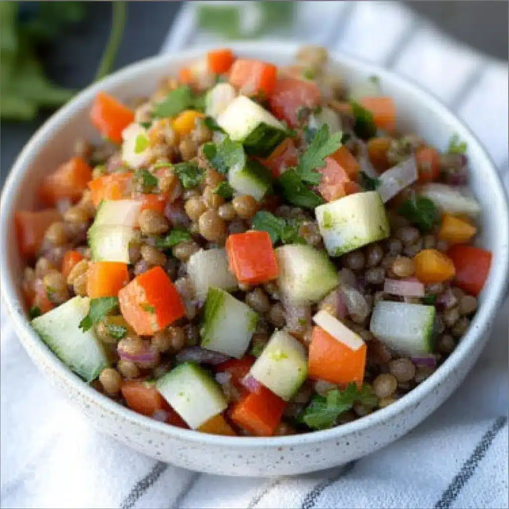 Mediterranean Lentil Salad