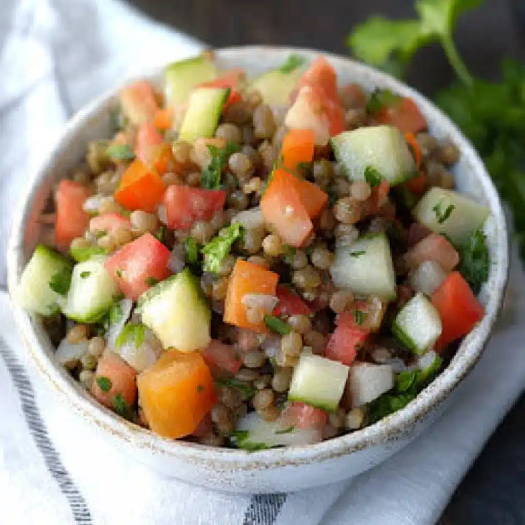 Mediterranean Lentil Salad