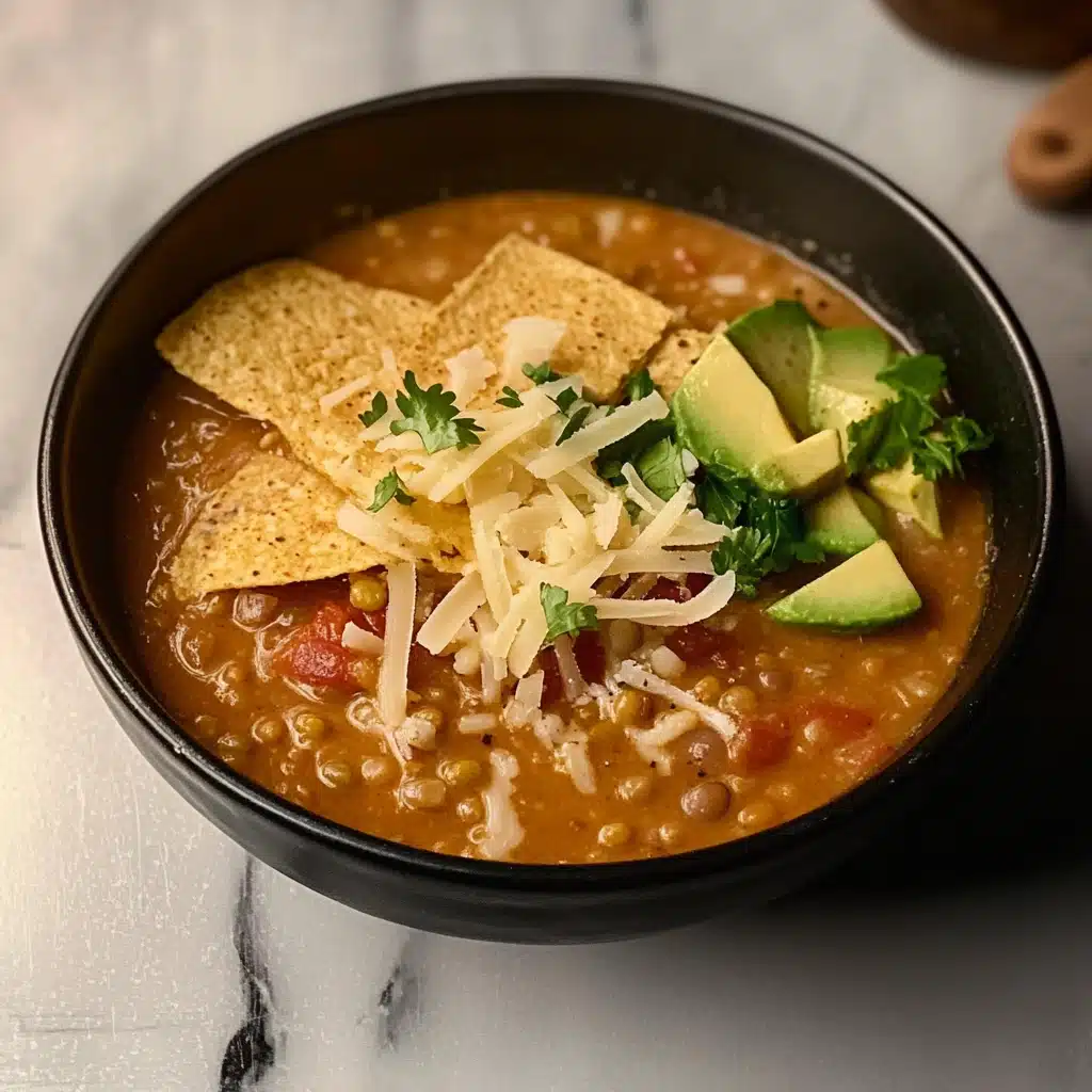 Lentil Tortilla Soup