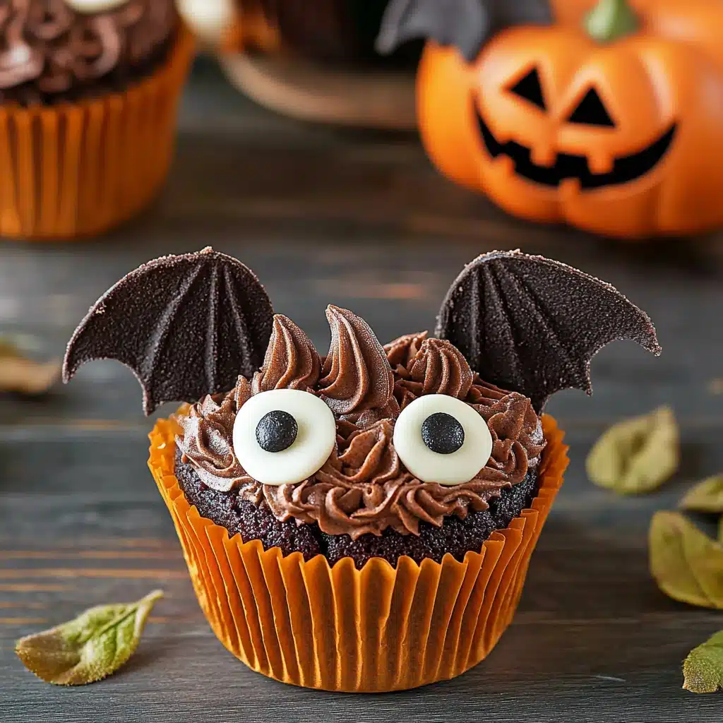 Muffin Halloween Pipistrello