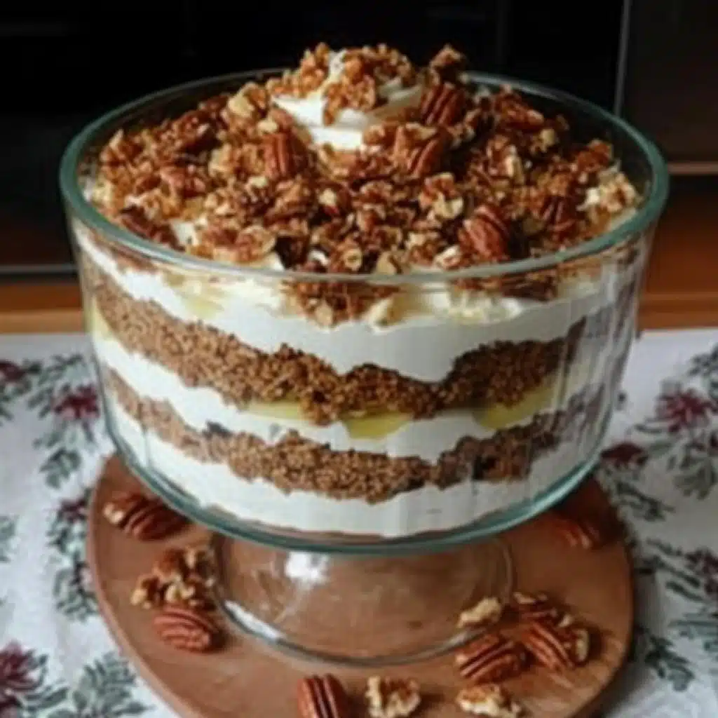 Maple Pecan & Pumpkin Cheesecake Trifle