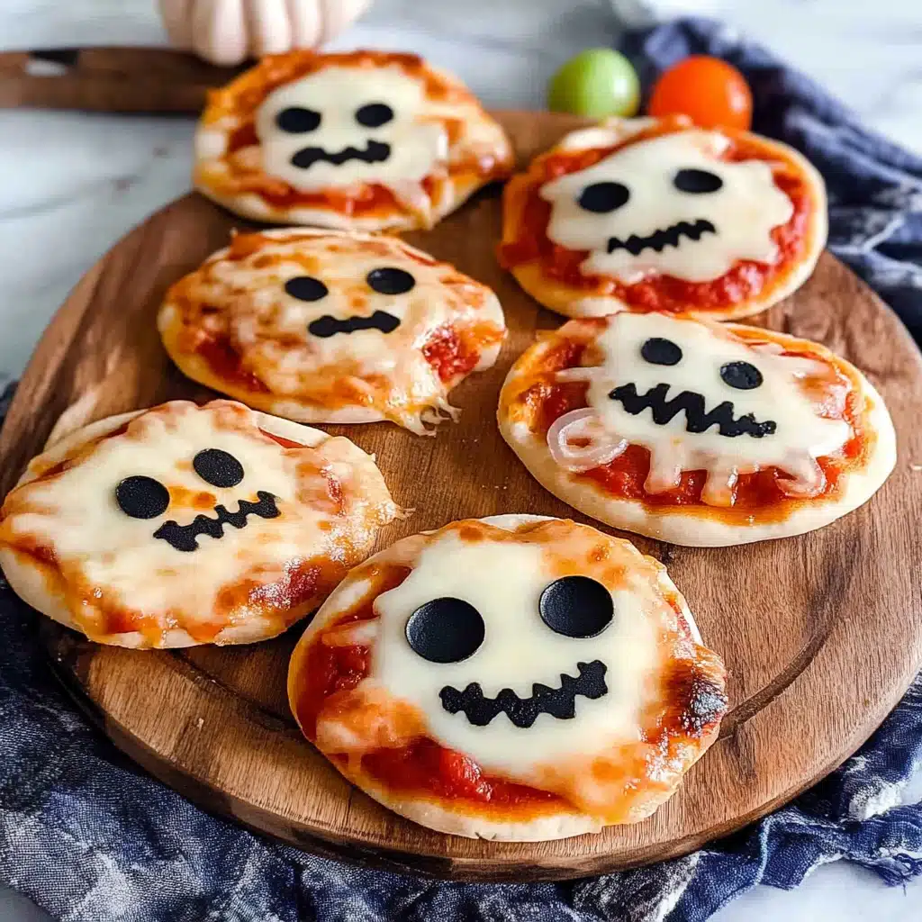 Mini Halloween Pizzas