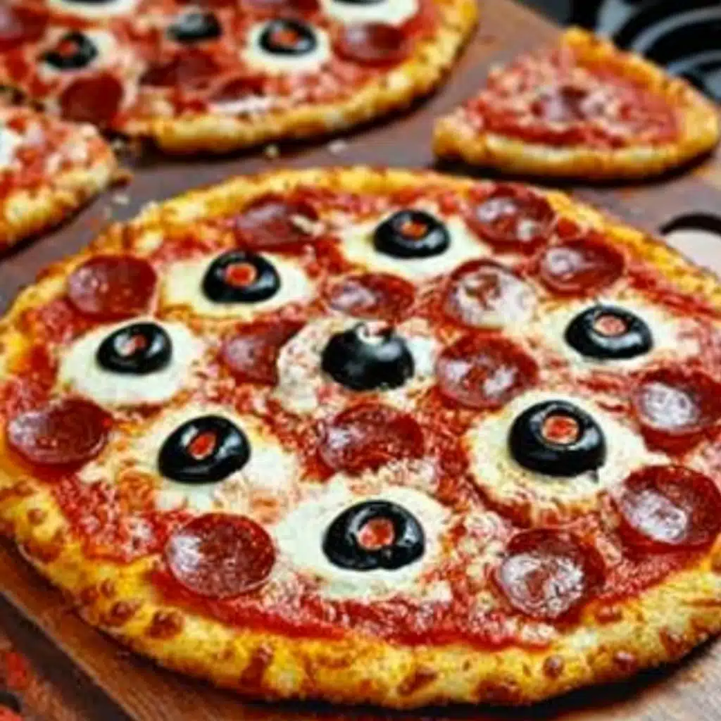 Monster Eyeball Pizza