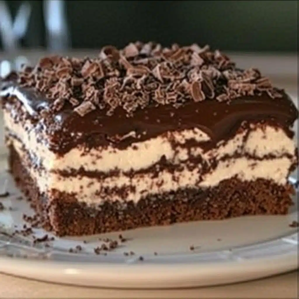 No-Bake Chocolate Eclair Cake