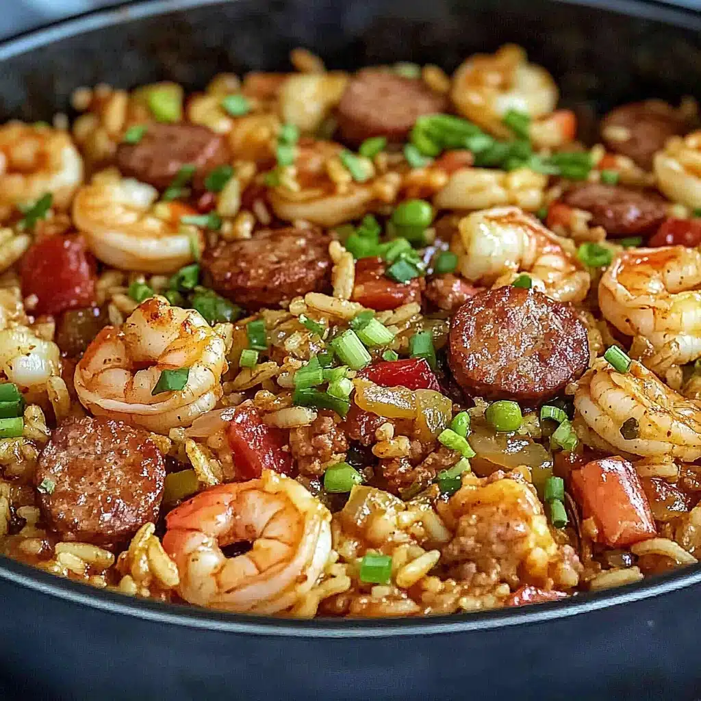 One Pot Shrimp and Sausage Jambalaya