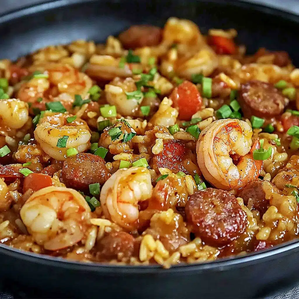 One Pot Shrimp and Sausage Jambalaya