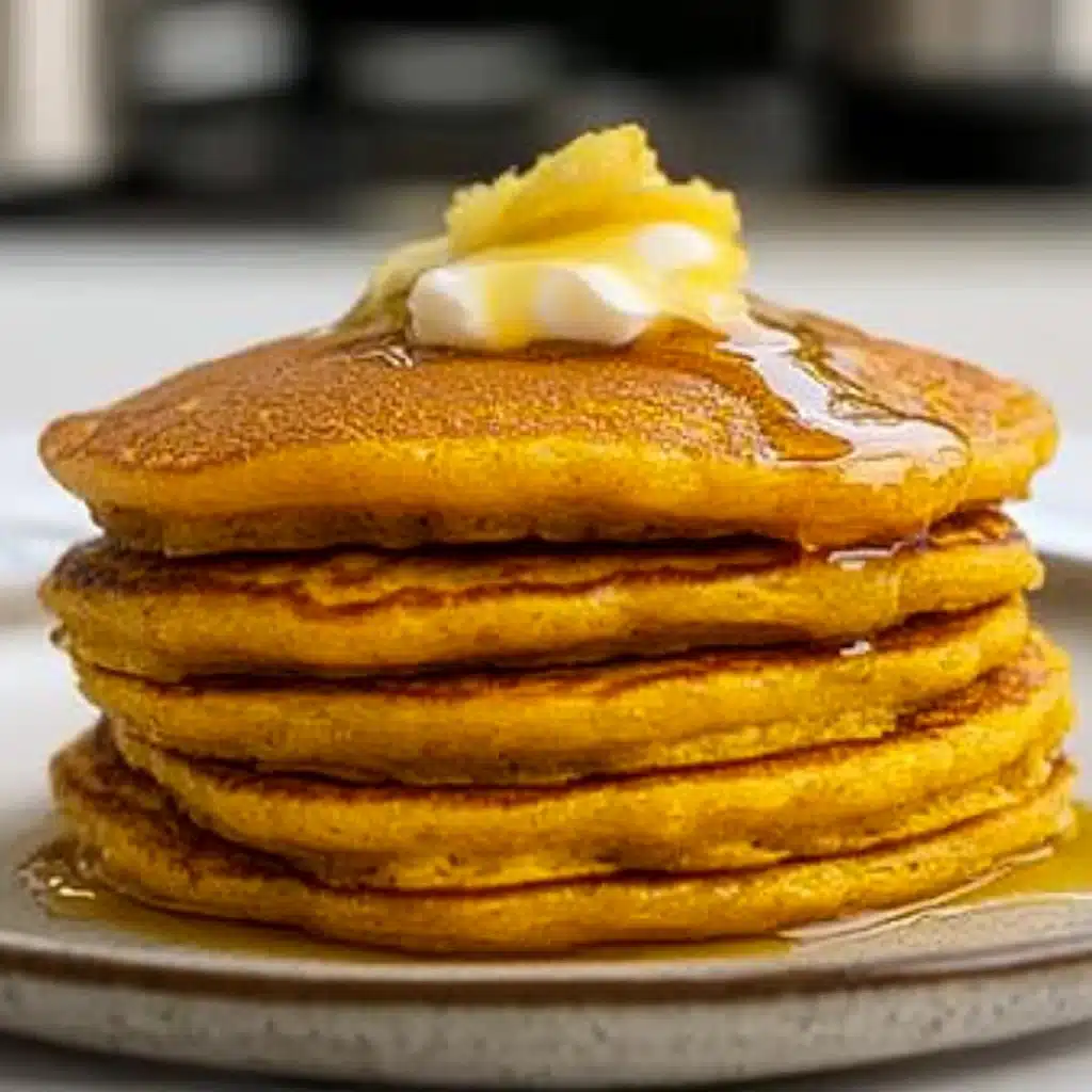 Pumpkin Greek Yogurt Pancakes