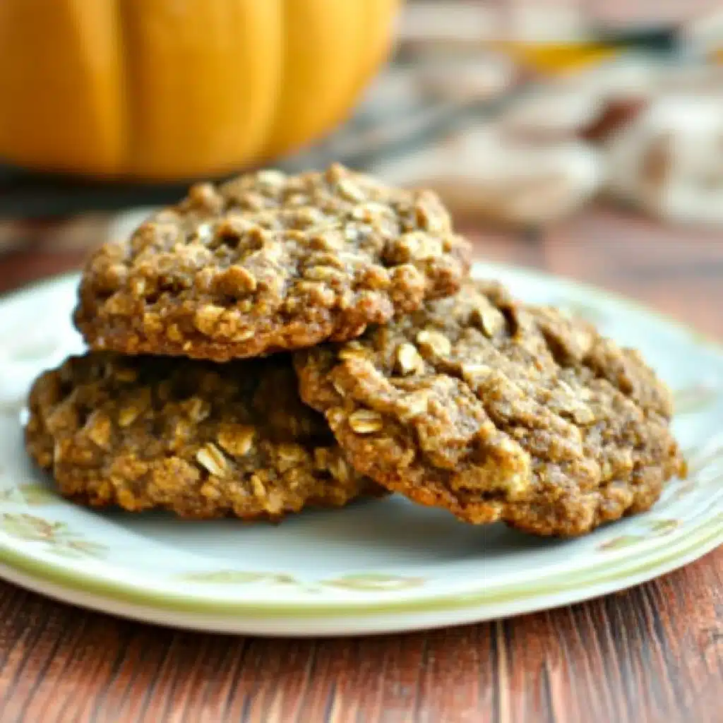Pumpkin Oat Cookies
