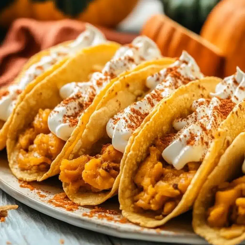 Pumpkin Pie Tacos