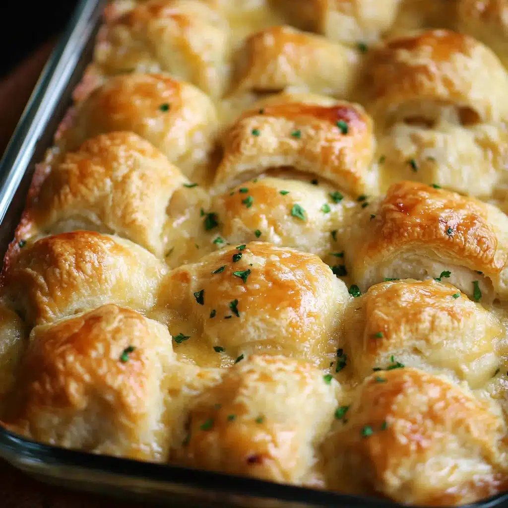 Cheesy Chicken Crescent Bake