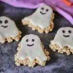 Rice Krispie Treat Ghosts
