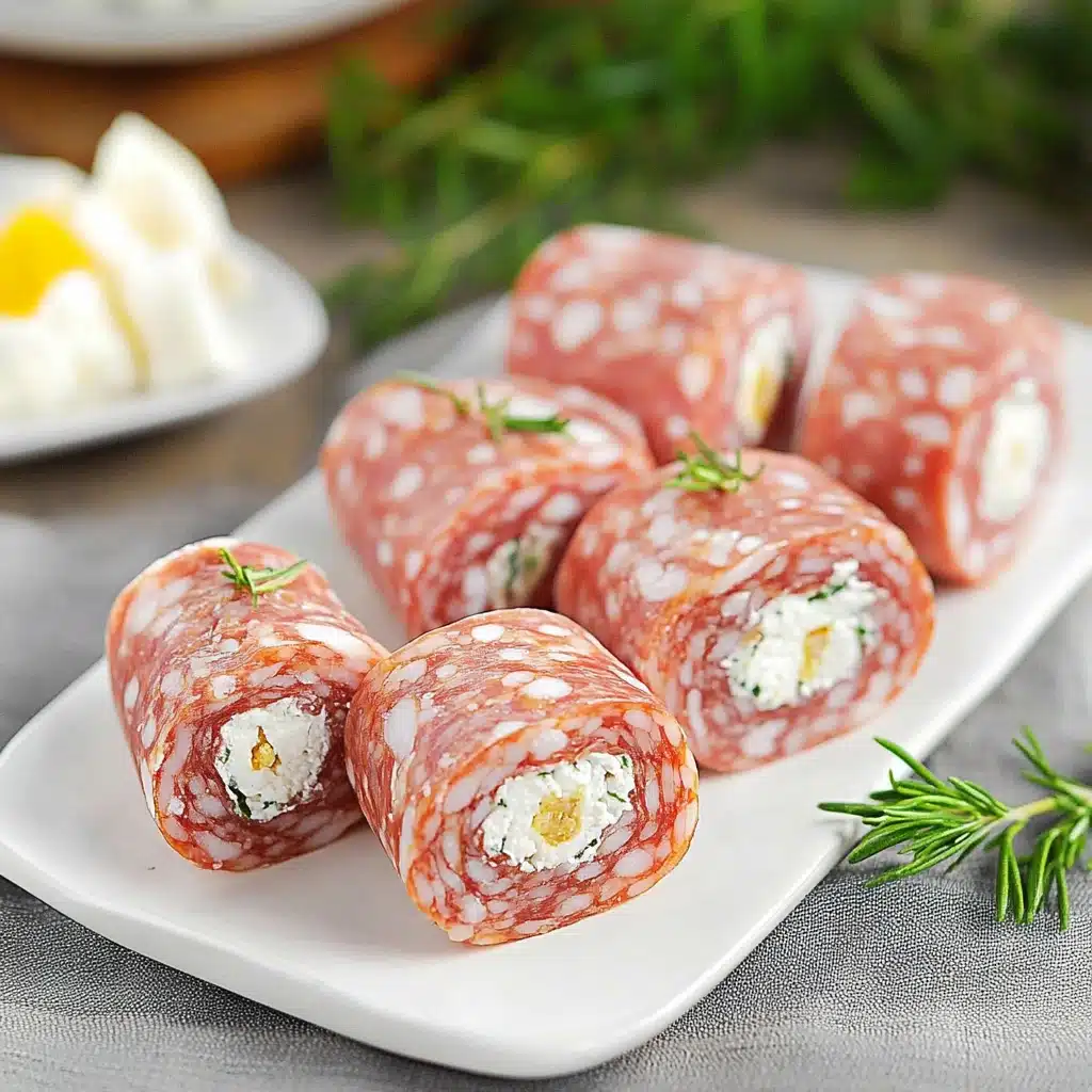 Keto Salami Roll-Ups