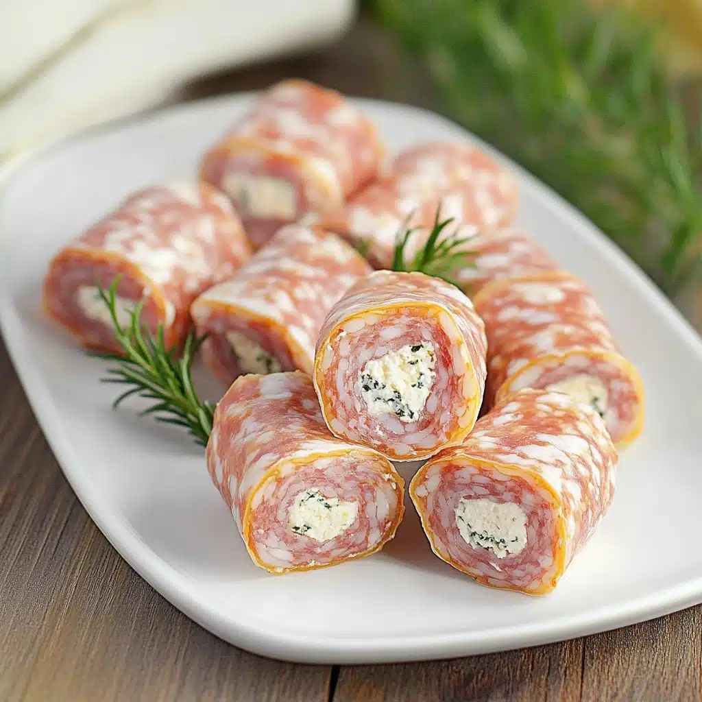 Keto Salami Roll-Ups