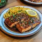 Slow Cooker Honey Garlic Glazed Salmon