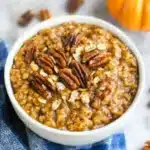 Slow Cooker Pumpkin Pie Oatmeal