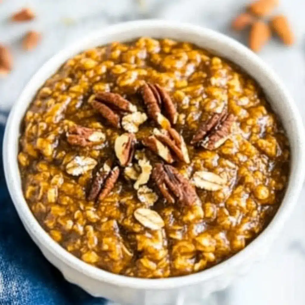 Slow Cooker Pumpkin Pie Oatmeal