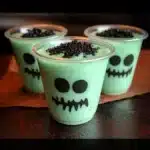 Frankenstein Pudding Cups