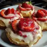 Strawberry Cheesecake Cinnamon Rolls